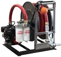 High Volume Diesel Fuel Transfer Pump Unit, 1-1/2" x 35 ft. Hose, 60 GPM