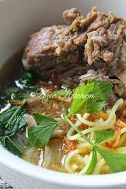 Sup tulang babi paling sedap dan sehat. Azie Kitchen Mee Sup Tulang Istimewa Yang Sangat Sedap Resep Masakan Asia Resep Makanan Resep Daging Sapi