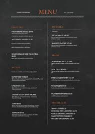 A4 carte vierge pliable, double face. 32 Free Simple Menu Templates For Restaurants Cafes And Parties