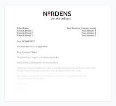 Free Late Payment Templates 2019 Nordens Accountants