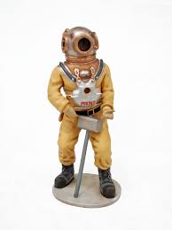Vintage valentine card deep sea diver in diving suit w helmet & boots i'm divin' for you heart be mine! Deep Sea Scuba Suit Promotions