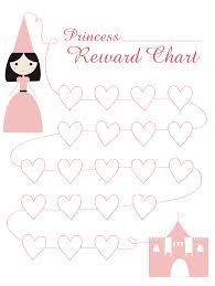 Printable Princess Sticker Chart Princess Reward Chart Free