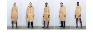It currently designs and distributes ready to wear including trench coats (for which it is most famous), leather goods, footwear. Der Trenchcoat Burberry