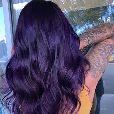 Dark purple hair color idea for brunettes. 5 Pro Formulas For Dark Purple Hair Wella Professionals