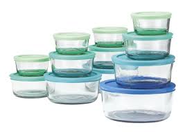 Anchor hocking glass corporation is a manufacturer of glassware that merged the anchorcap and closure corporations with the hocking glass company in 1937. Anchor Glass Food Storage Set 24 Pc Canadian Tire