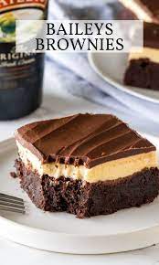 Baileys Brownies Recipe Boozy Desserts Desserts Baileys Recipes