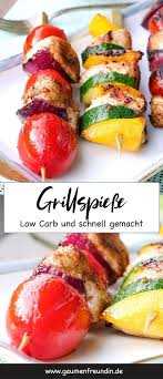 Gaumenfreundin Foodblog Schnelle Und Gesunde Rezepte Auf Meinem Foodblog Gaumenfreundin De Finde Gesunde Rezepte Grillspiesse Low Carb Gerichte