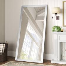 With a full length mirror, you can check your outfit in style. Full Length Wood Frame Mirror Wayfair