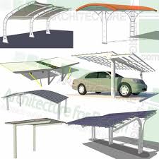 Gazebo Pergola Canopy And Shelter Sketchup 3d Models Shelter Design Parking Design Car Shelter