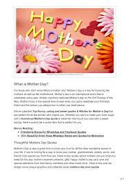 Happy mother's day!!! funny mothers day messages from son. Happy Mothers Day Wishes Quotes Messages For Whatsapp And Facebook Status Pages 1 12 Flip Pdf Download Fliphtml5