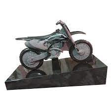 Customized 3d Black Granite Motorbike Headstone Headstones Black Granite Black