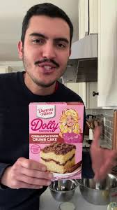 -Dolly’s Cinnamon Crumb Cake 🍰- Y’all, this one is probably my favorite so  far! DELICIOUS. I’m telling you these Dolly mixes don’t play! This cake was  super moist and delicious and the house smelled ...