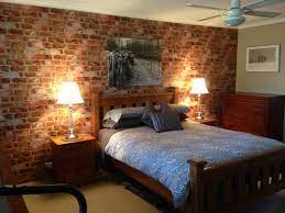 A natural stone cladding or faux brick panel will add much to the final look of your house without significantly affecting your budget. Faux Brick Wallpaper In Bedroom And Living Room