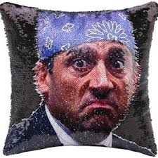 Michael Scott Sequin Pillow