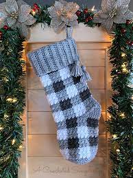 See more ideas about christmas stockings, stockings, christmas. Ravelry Buffalo Plaid Christmas Stocking Pattern By Jennifer Middleton
