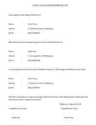 Jangan khawatir, yuk simak contoh surat kuasa pengambilan bpkb di sini! Contoh Surat Kuasa Pengambilan Str Download Suratresmi Com