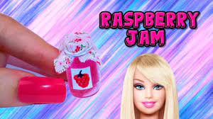 Diy Miniature Raspberry Jam How To Make Lps Crafts Stuff Barbie Doll A Lps Crafts Barbie Doll Accessories Barbie Dolls