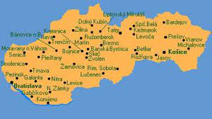 Map Of Slovakia With Cities Google Search Tourist Information Tourist Hotels And Resorts