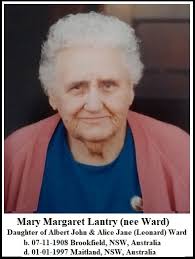 Mary Margaret Cecilia (Ward) Lantry (1908-1997)