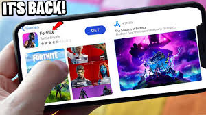 Battle royale used to be a huge hit on both apple's app store and the google play store. Fortnite Mobile Returning In Appstore Return Date Season 4 For Mobile Players Update Youtube