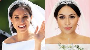 meghan markle bridal makeup transformation