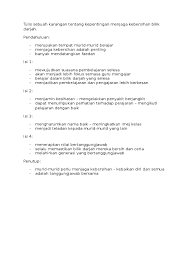 Sebagai alam semula jadi yang boleh dimanfaatkan oleh manusia untuk tujuan. Kepentingan Menjaga Kebersihan Bilik Darjah