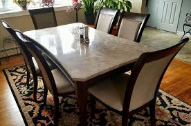 7pcs acme forbes white marble & walnut top dining room set (table+6pcs chair ) $1,315.75. Marseille Marble Top Dining Room Set Steve Silver Furniture 2 Reviews Furniture Cart