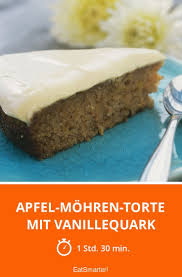 Apfel Mohren Torte Mit Vanillequark Rezept Dessert Rezepte Schnell Rezepte Dessert Rezepte