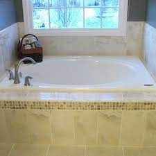 Tiling around a tub with a lip means that you need to place the cement board above it. Photos Tubs We D Love To Soak In Tub Remodel Bathrooms Remodel Garden Tub Remodel