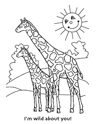 Free Printable Giraffe Coloring Pages For Kids Giraffe Coloring Pages In Animals Colori Giraffe Coloring Pages Farm Animal Coloring Pages Animal Coloring Pages