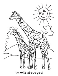 100% free coloring page of a baby giraffe. Cute Realistic Giraffe Coloring Pages Novocom Top
