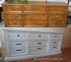 Pecan Dresser Refinished In White Painted Furniture Ideas Furniture White Painted Furniture Refinishing Furniture