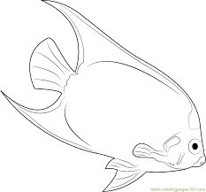 Open any of the printable files above by clicking the image or the link below the image. Yellow Mask Angelfish Coloring Page For Kids Free Other Fish Printable Coloring Pages Online For Kids Coloringpages101 Com Coloring Pages For Kids