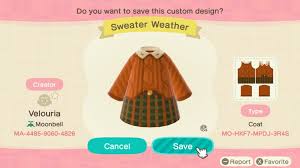In late november, acnh players in the northern hemisphere are about to enter winter. Fall In Love With These Autumnal Animal Crossing New Horizons Clothing Designs Mypotatogames