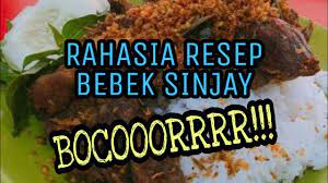 Searah jarum jam dari atas: Resep Bebek Sinjay Madura Youtube