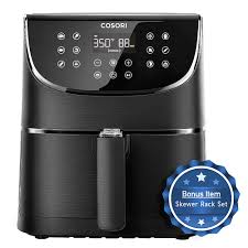 4.3 out of 5 stars. Cosori 5 8 Quart Premium Air Fryer With Skewer Rack Set Black Kaapafcsnus0007 Best Buy