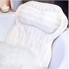 It will collect hair and other bits of debris before they have a chance to get into the drain and contribute to clogging. Amazon Com Bath Pillow Luxury Bathtub Pillow Ergonomic Bath Pillows For Tub Neck And Back Support Bath Tub Pillow Rest 3d Air Mesh Breathable Bath Accessories For Women Men Spa Pillow Powerful