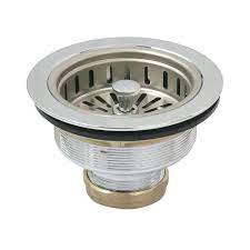 Kitchen drain sink trap with clean out 17 gage cast brass mcguire vandal design. The Plumber S Choice 3 1 2 In 4 In Heavy Duty Kitchen Sink Stainless Steel Drain Assembly With Strainer Basket Kohler Style Stopper Ess3157 The Home Depot In 2021 Sinks Kitchen Stainless Kitchen