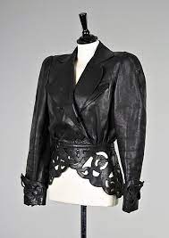 142 A Thierry Mugler Black Cutwork Leather Jacket Ear Ebay Item 160186109456 End Time Dec 13 07 07 52 48 Ps Leather Jacket Jackets Leather Jacket Shopping