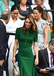 Meghan Markle And Kate Middleton Return To Wimbledon 1 Year Later For Another Sister In Law Date Pippa Middleton Kate Middleton Wimbledon Kate Middleton Style