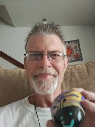 I usually have an easy time letting go of paintings because I can just  paint them again for myself if I want, but I'll never find another rock as  perfect for this