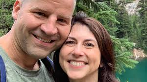 MacKenzie Scott's high school teacher ex-husband is seen with his new  live-in girlfriend 18 months after divorce