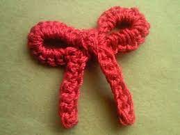 リボンのワンポイントミニモチーフの作り方 その他 ファッション アトリエ 手芸 編み物 かぎ針編みの蝶