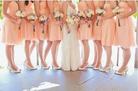Image Result For Light Orange Bridal Party Peach Bridesmaid Dresses Peach Bridesmaid Wedding