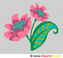 Allerdings hat man bei diesen vorlagen etwas mehr mühe beim sticken, denn die muster müssen ausgezählt werden. Blumen Kreuzstichvorlagen Cliparts Bilder Grafiken Kostenlos Gif Png Jpg