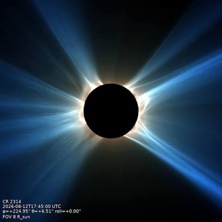 ESA - Virtual totality ahead of the solar eclipse