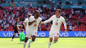 England möter kroatien i london. England Kroatien England Kroatien 1 0 Sterling Lasst England Jubeln Uefa Euro 2020 Uefa Com