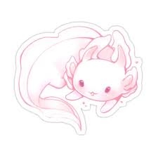Below you will find the 10 tutorials for the cute kawaii pokemon characters. Axolotl Sticker By Ghostly Fail In 2021 Cute Animal Drawings Cute Drawings Cute Little Drawings