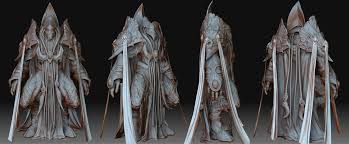 Protoss Dark Templar Character Modeling 3d Character Starcraft