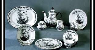 Black And White Dinnerware 46 Piece Black White Toile Dinnerware Set For 8 French Dinnerware Sets For 8 Black Toile Dinnerware Set